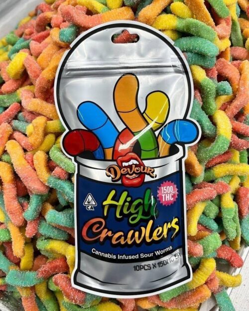 Devour 1500mg High Crawlers Gummies - Edibles > Gummies | Ganja Deals