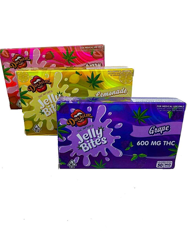 Devour 100mg Jelly Bites Gummies - Edibles > Gummies | Ganja Deals