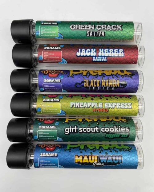 Devour Live Resin Diamond-Coated 2G Preroll - Blunts & Prerolls | Ganja Deals