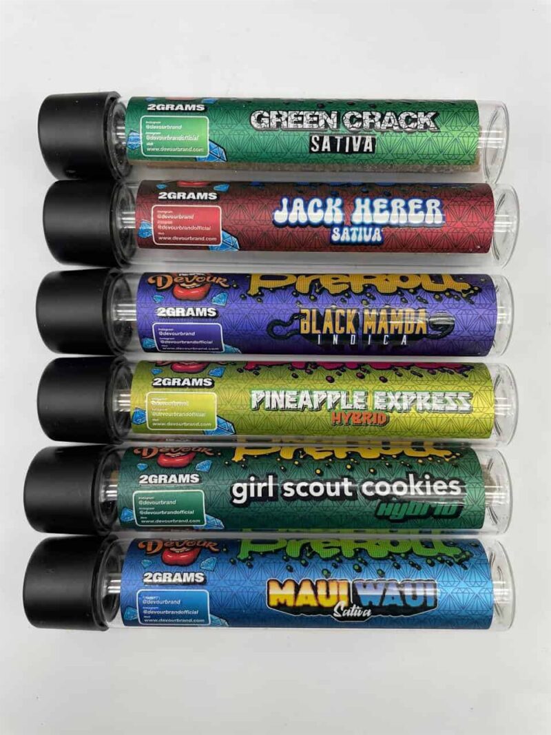 Devour Live Resin Diamond-Coated 2G Preroll - Blunts & Prerolls | Ganja Deals
