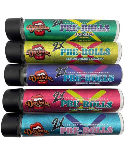 Devour 2-in-1 kief-Coated 4G Preroll - Blunts & Prerolls | Ganja Deals