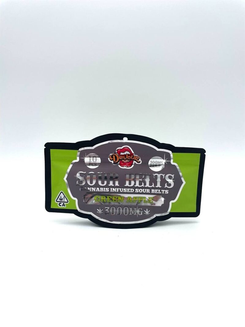 Devour 1500mg Sour Belts Candy - Image 3