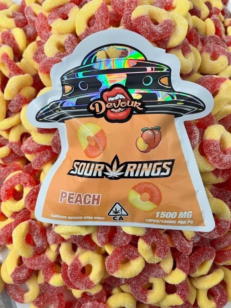 Devour 1500mg Sour Rings Gummies - Edibles > Gummies | Ganja Deals