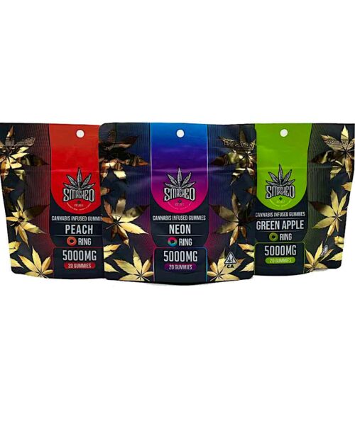 Smashed 5000mg Gummy Rings - Edibles > Gummies | Ganja Deals