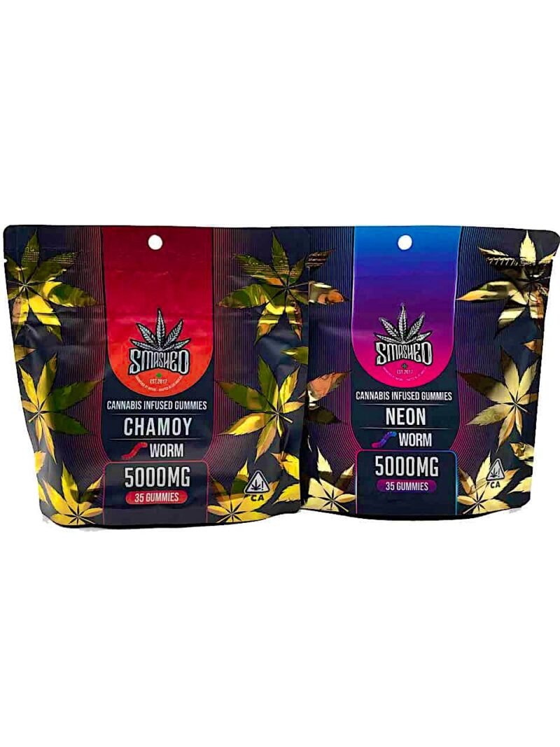 Smashed 5000mg Gummy Worms - Edibles > Gummies | Ganja Deals