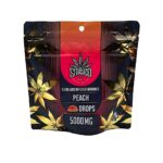 Smashed 5000mg Gummies Peach Drops