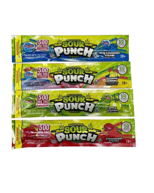 Infused Sour Punch Straw Candy - Edibles > Gummies | Ganja Deals