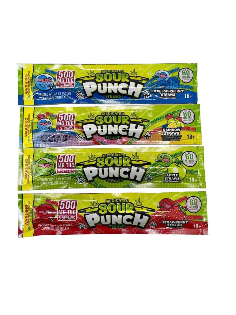 Infused Sour Punch Straw Candy - Edibles > Gummies | Ganja Deals