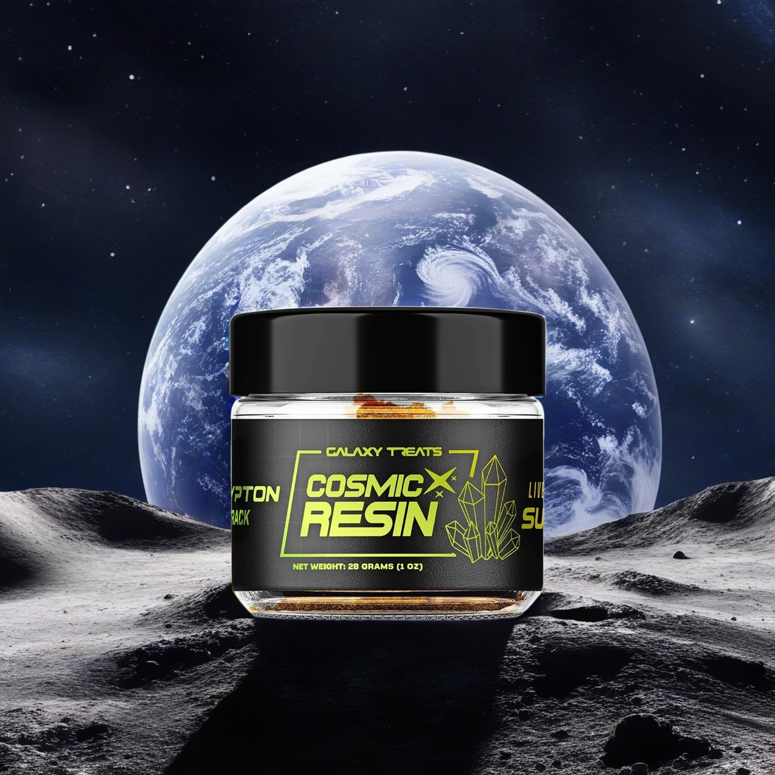 galaxy treats cosmic resin
