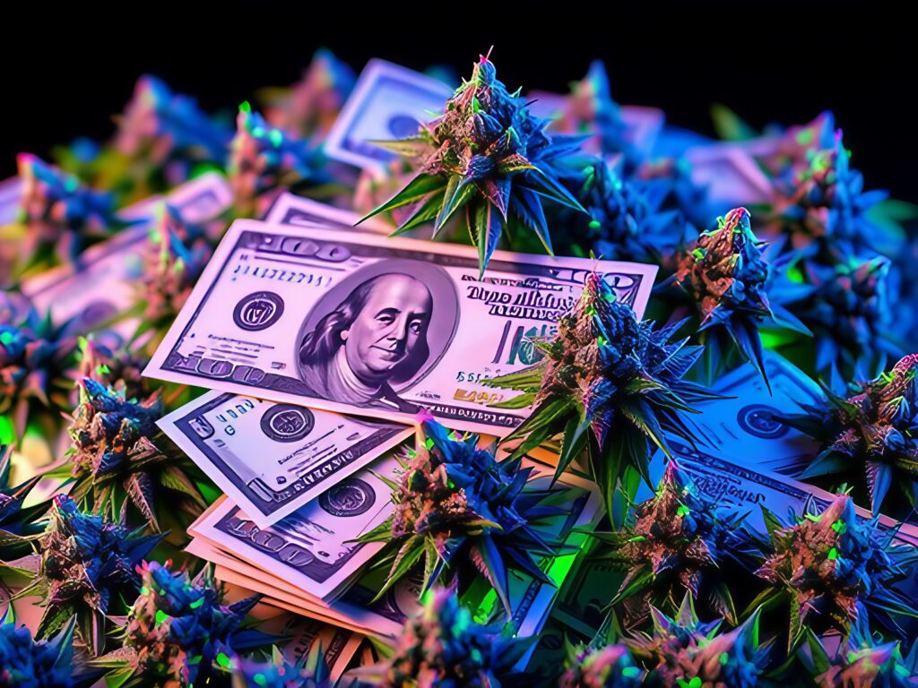 ganja bucks background image